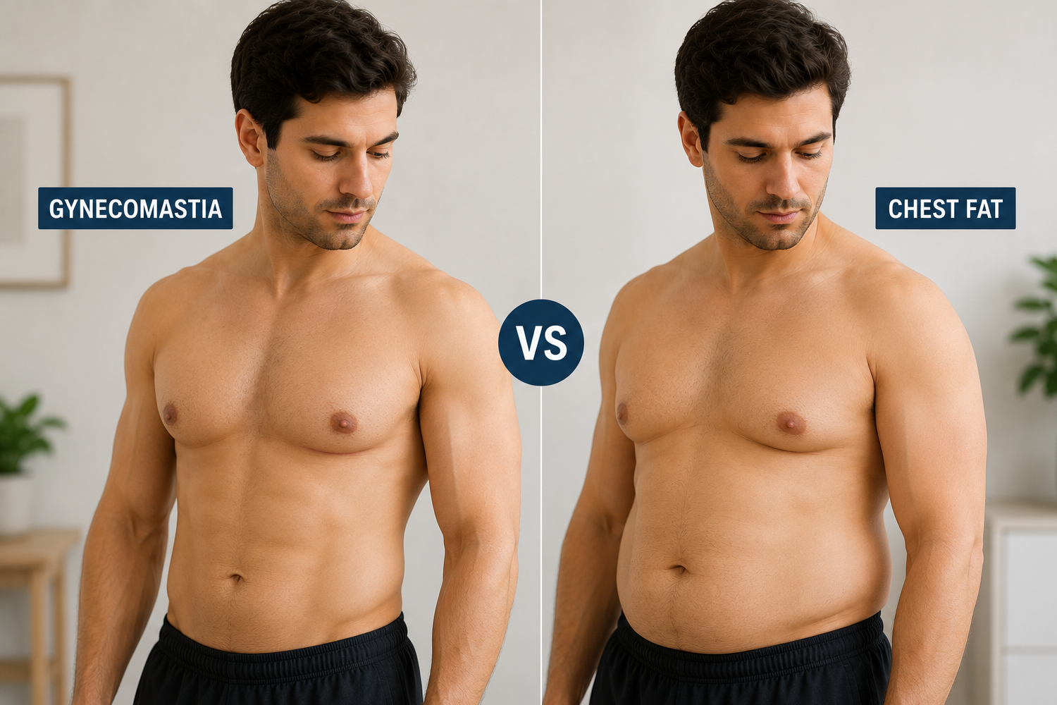 Gynecomastia vs Chest Fat